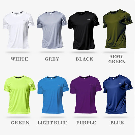 Men's Sportswear Tracksuit Gym Compression Clothing Fitness Running Set Athletic Wear T Shirts Ropa Deportiva Hombre Camisetas