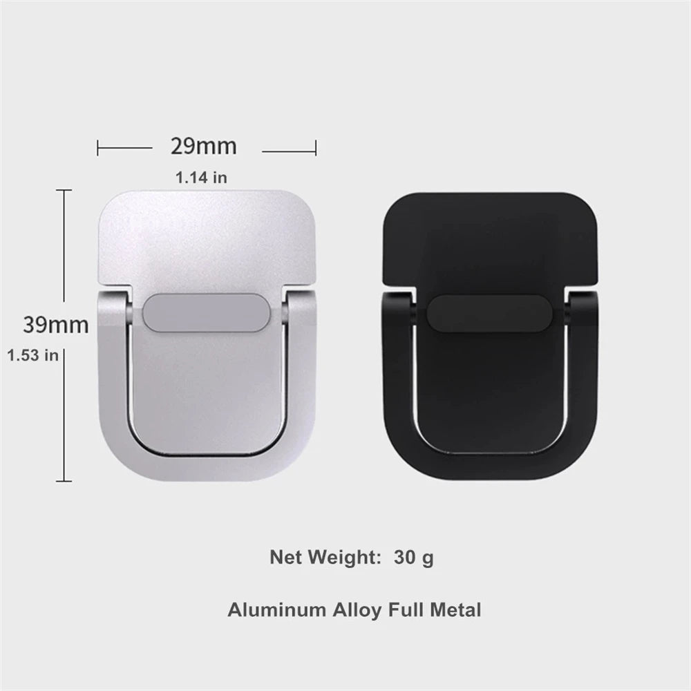 2pcs/Set Laptop Stand for Computer Keyboard Stand Riser Aluminum Mini Portable Laptop Stands for Notebook