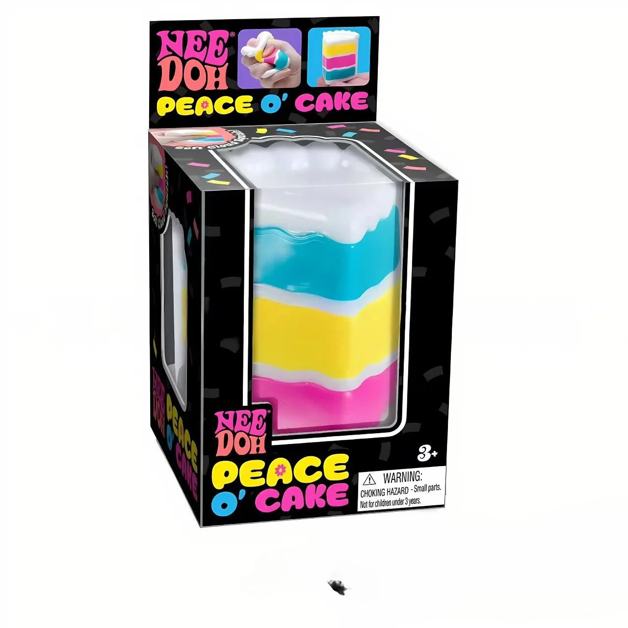 Schylling Sensory Squishy Cube, NeeDoh Nice Cube & Nice-Sicle Design, Stress Relief Anti-Anxiety Focus Toy for ADHD