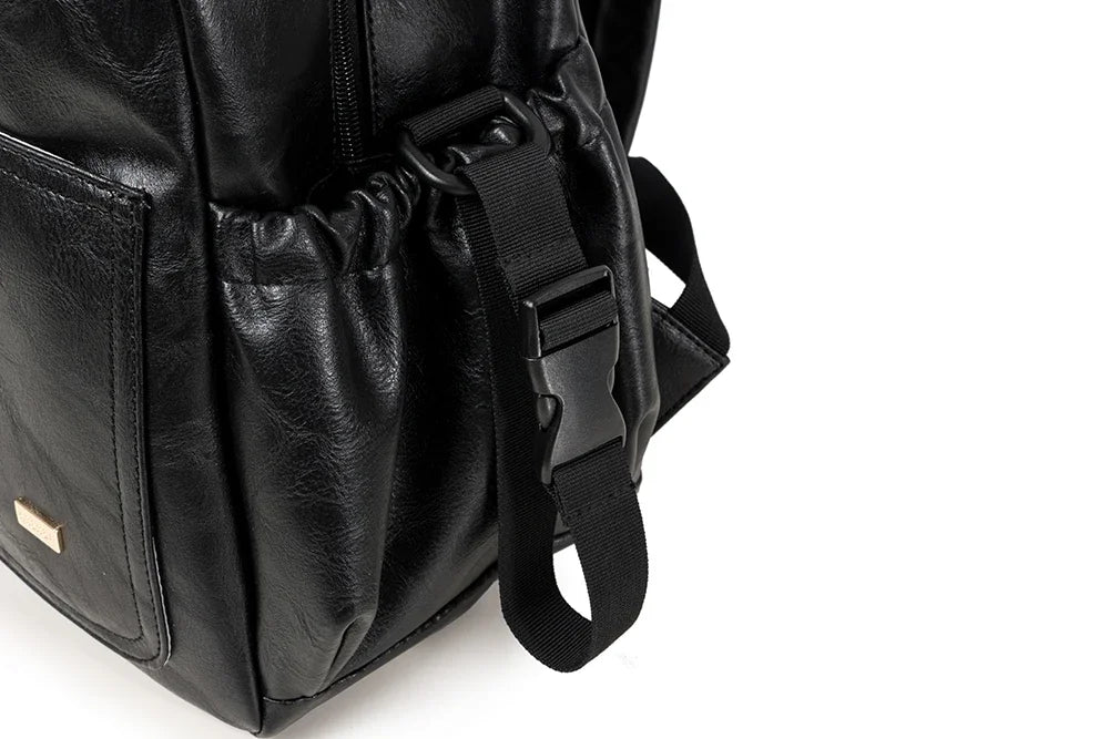 Soboba Large Capacity Solid Diaper Bag with Backpack Straps for Fashionable Mothers – Waterproof Nappy Changing Bag