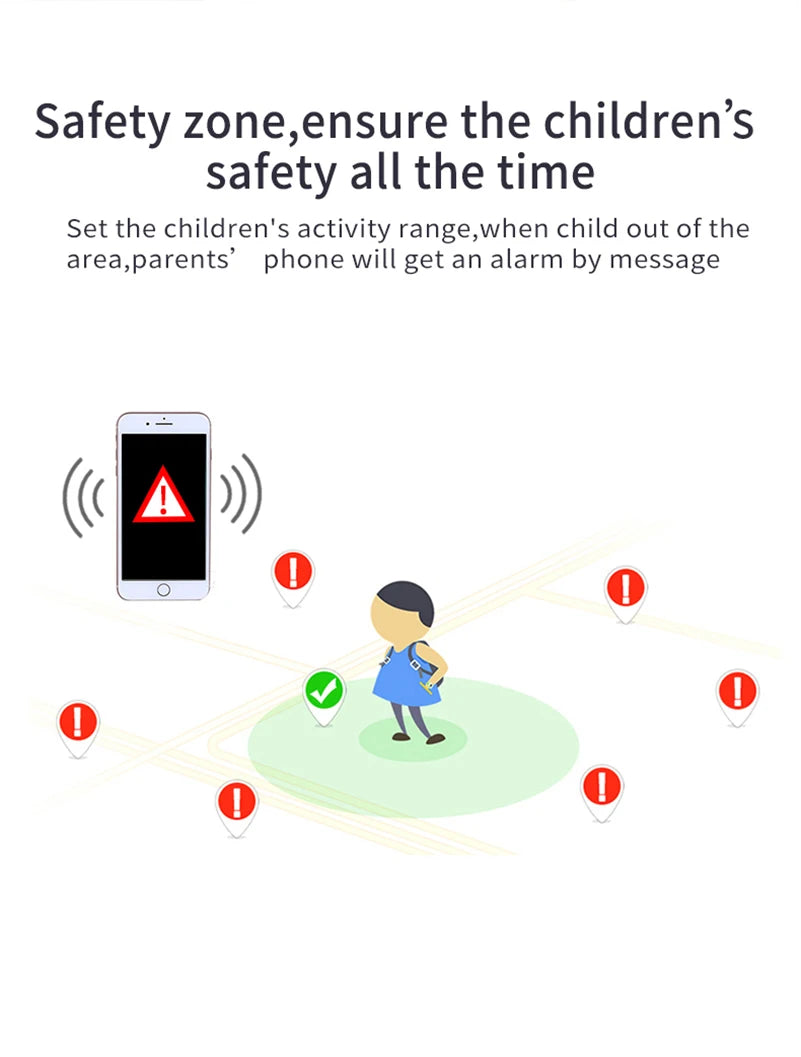 NEW Q12 Waterproof Children's Smart Watch Sim Card LBS Location Tracker Voice Chat Flashlight Children's Smart Phone Watch reloj