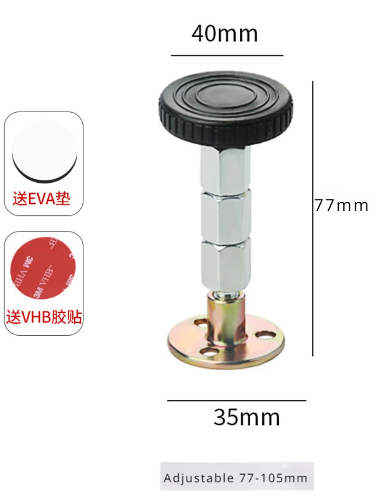Shock Mount Tools Adjustable Threaded Bed Shock Hardware Furniture Cabinet Stabilizers Headboard Stoppers Self-Adhesive Fixed