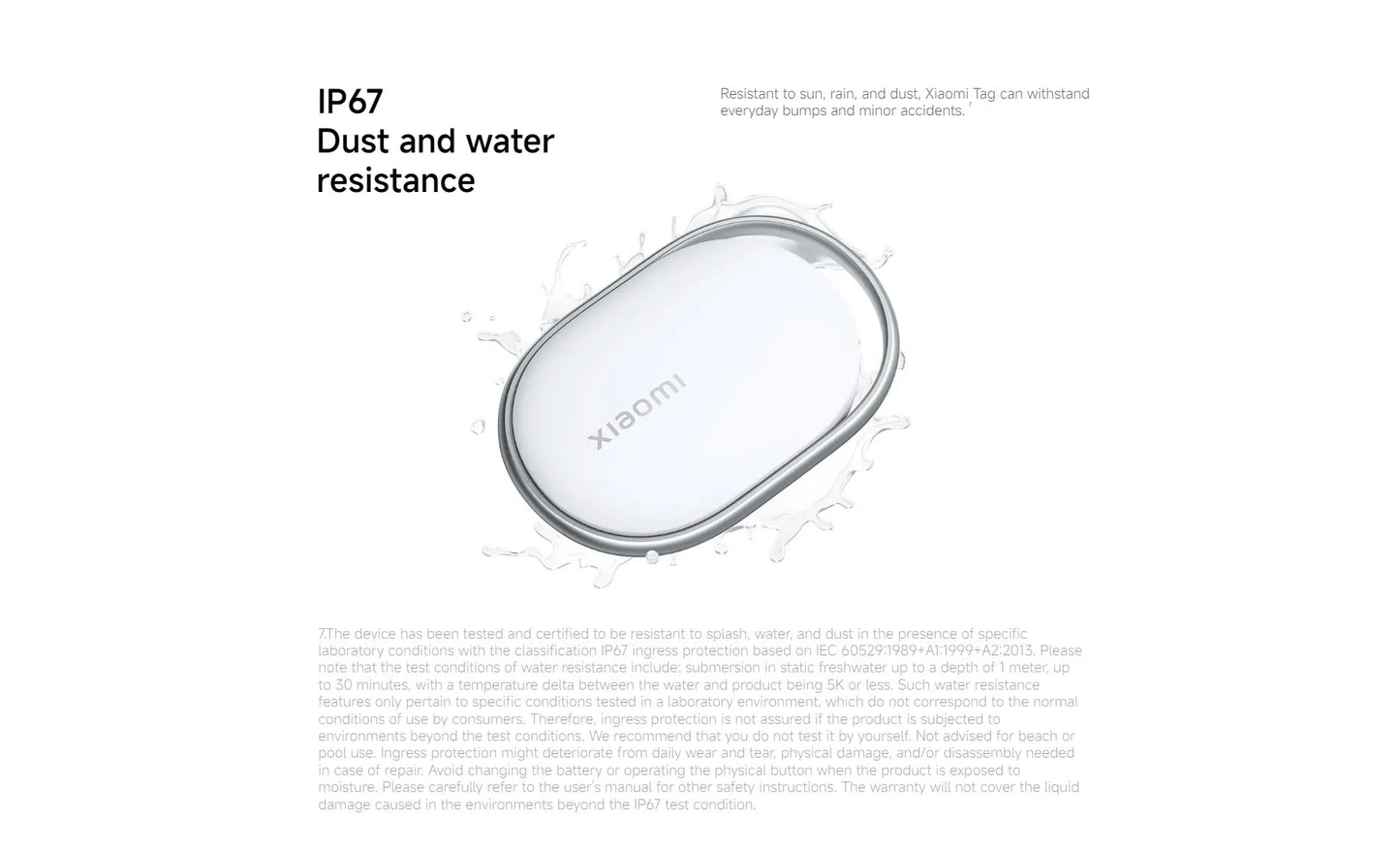 Xiaomi Tag Tracker Smart  Anti Lost Device Global Version Compatible Apple Find My and Google Android Find Hub Bluetooth 5.4