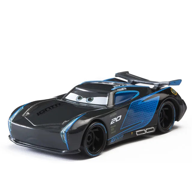 Cars Disney Pixar Cars Toy Lightning McQueen Jackson Storm Mater Sally Sheriff 1:55 Diecast Model Car Toy Children Birthday Gift