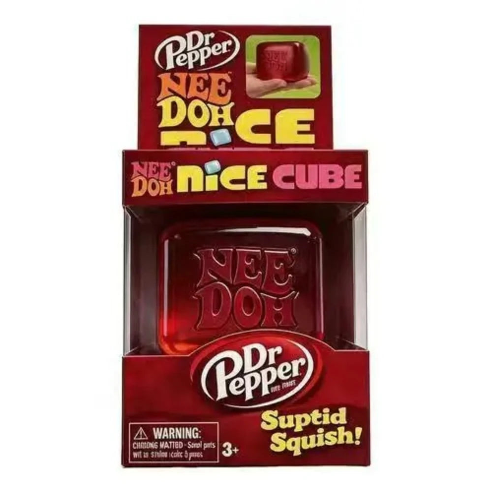 Schylling Sensory Squishy Cube, NeeDoh Nice Cube & Nice-Sicle Design, Stress Relief Anti-Anxiety Focus Toy for ADHD