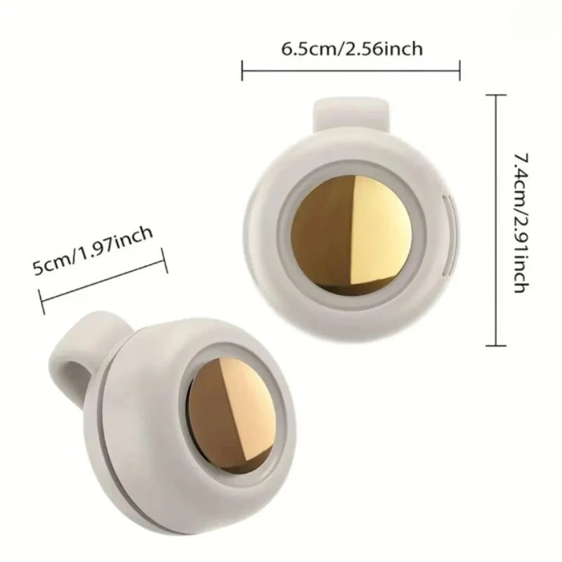 Whirlwind Leafless Mini Fan With Portable Button Design USB Charging Silent Portable Mini Fan For Home And Outdoor Travel