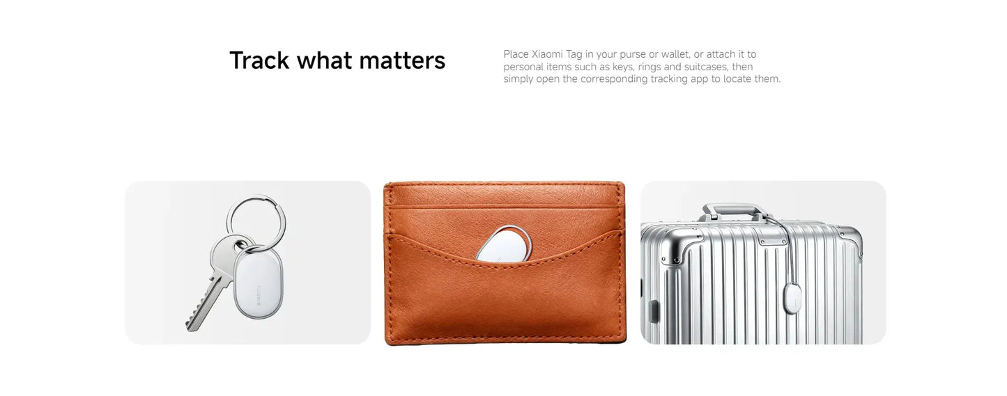 Xiaomi Tag Tracker Smart  Anti Lost Device Global Version Compatible Apple Find My and Google Android Find Hub Bluetooth 5.4