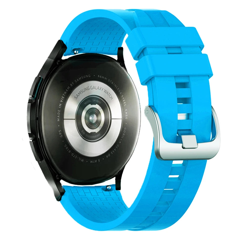 20mm 22mm watch band for Samsung Galaxy watch 6/5/pro/4/6 classic/Active 2 Silicone Sport bracelet huawei gt 4-3-pro-2-2e strap