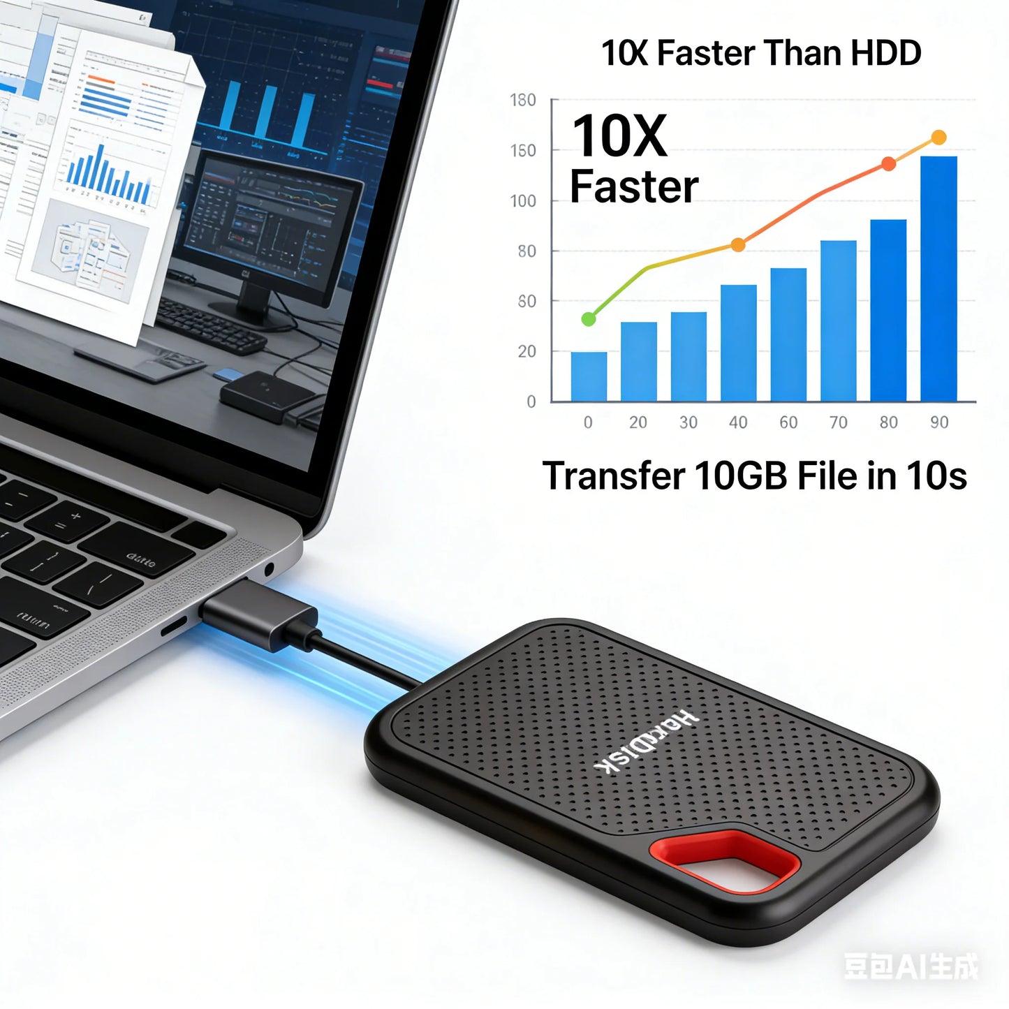 Slim Portable External SSD 128TB Hard Disk High Speed 4TB for Notebook Computer Reliable Storage Devices in 1TB and 16TB Sizes