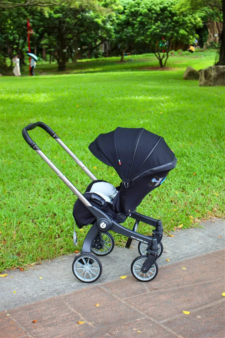EU STOCK Foldable Lightweight baby stroller Multifunctional Four Wheels poussette bebe 3 en 1 Portable baby wagon