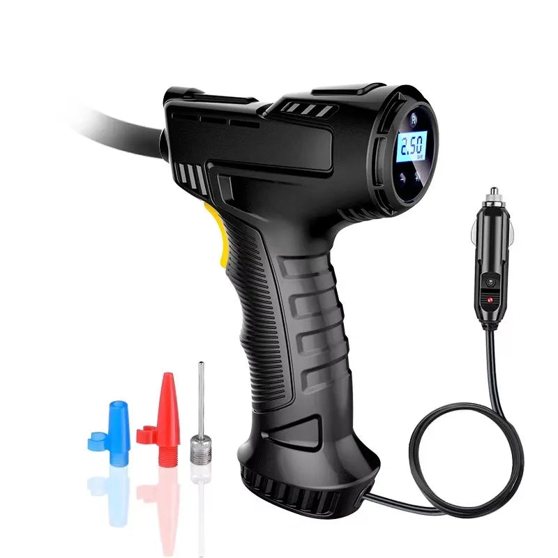 120W Wireless Digital Tire Inflator Portable Air Compressor Inflatable Pump 12V Air Pump Rechargeable For Car Motorcycle Tire