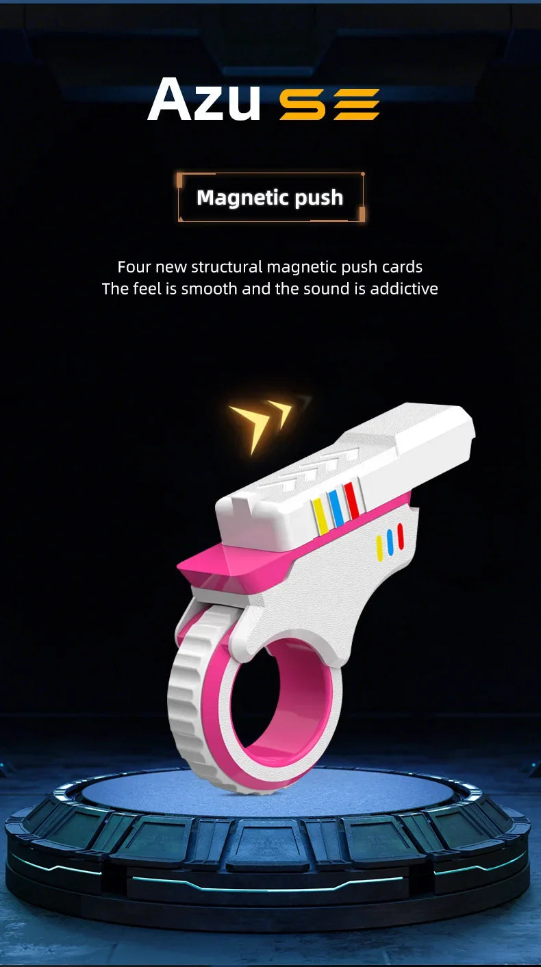 Rotary Finger Sliders Fidget Toy Office Pressure Relief Slider Ratchet Finger Fidget 3D Printed Fidegt Toys Fingertip Textured