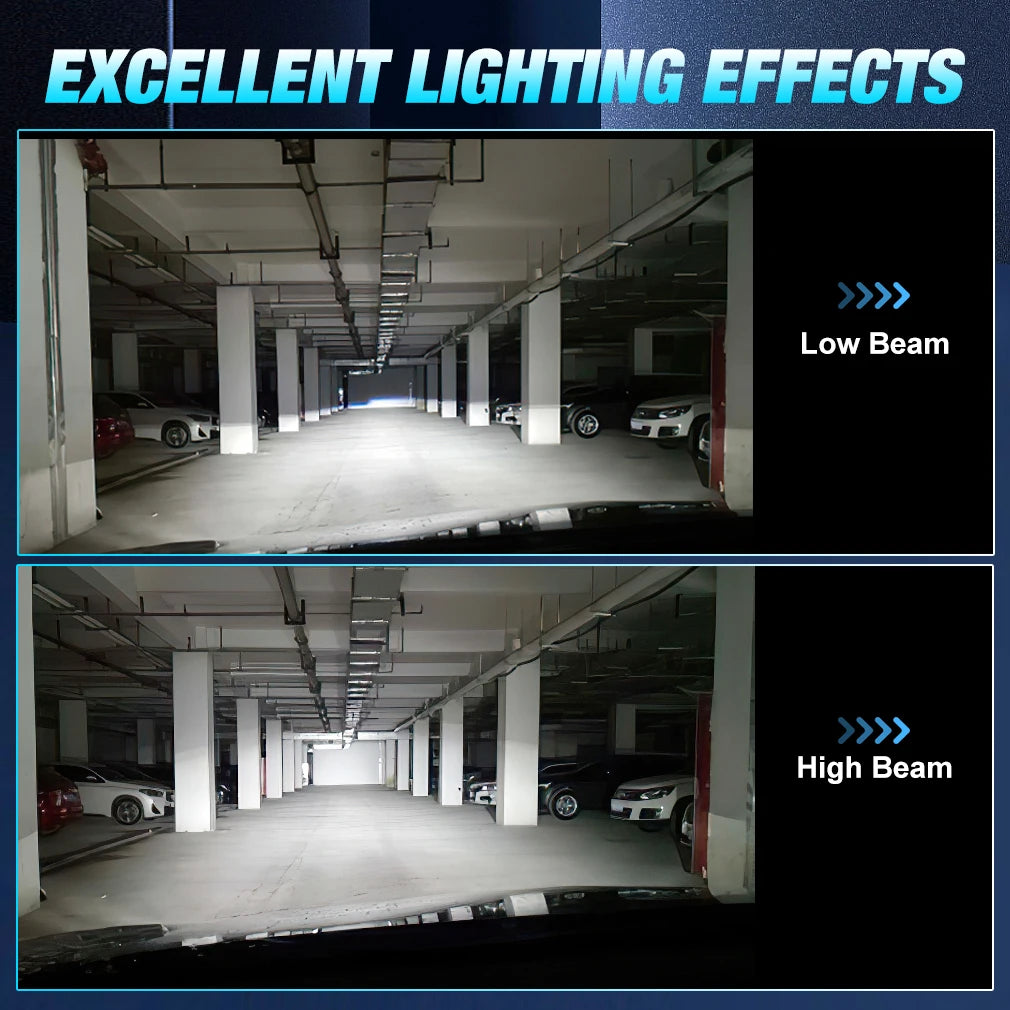 XSTORM H7 LED Headlight Bulb Mini Wireless 60W 20000LM 6500K CSP for Car Headlamp Auto Diode Lamps H7 Turbo Led 12V Automobile