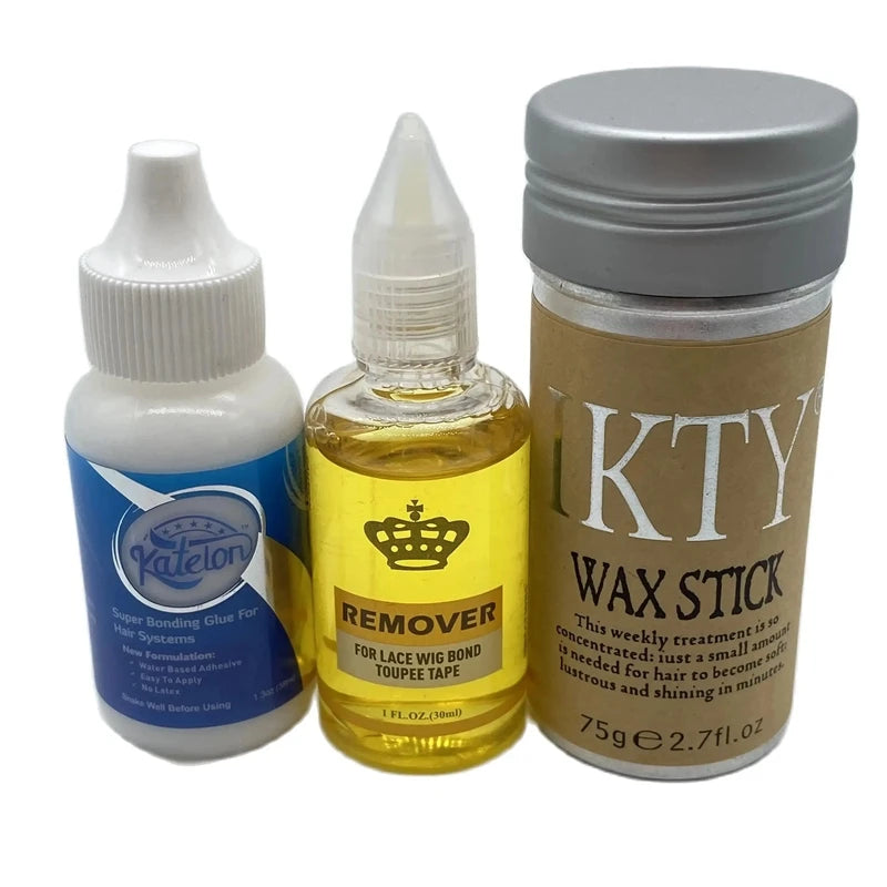 New arrival 1 bottle 1.3 Oz 38 ml Katelon super adhesive glue wig bonding glue for lace wig and toupee
