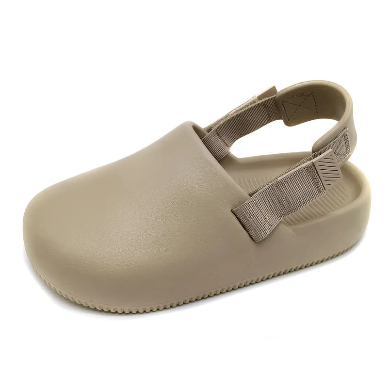 2026 Autumn New EVA Baotou Slippers for External Use, Couple Half Slippers, Non slip, Can be worn externally