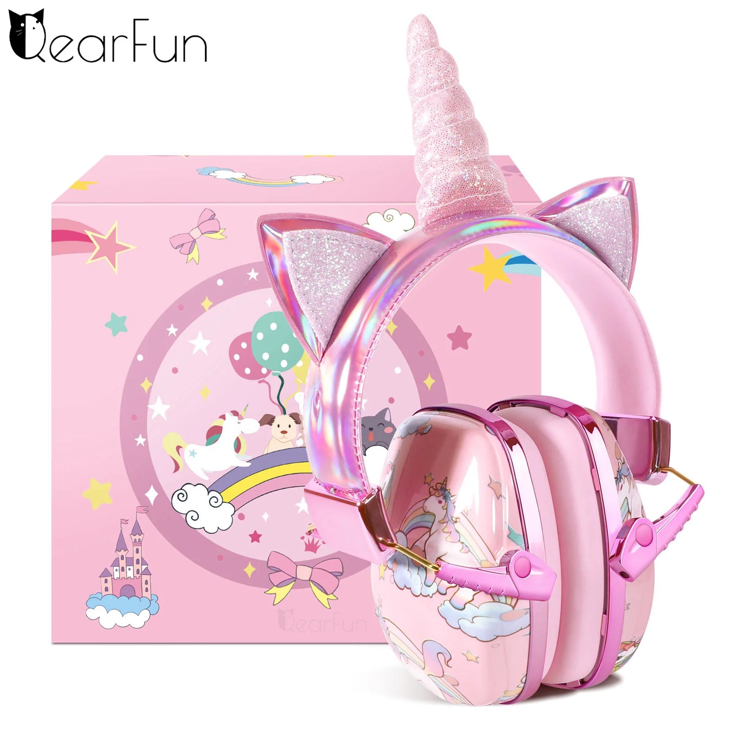 Cute Kids Ear Protection Baby Noise Earmuffs Noise Reduction Ear Defenders Autism Children Sound Sensitivity Noise Damper Gifts