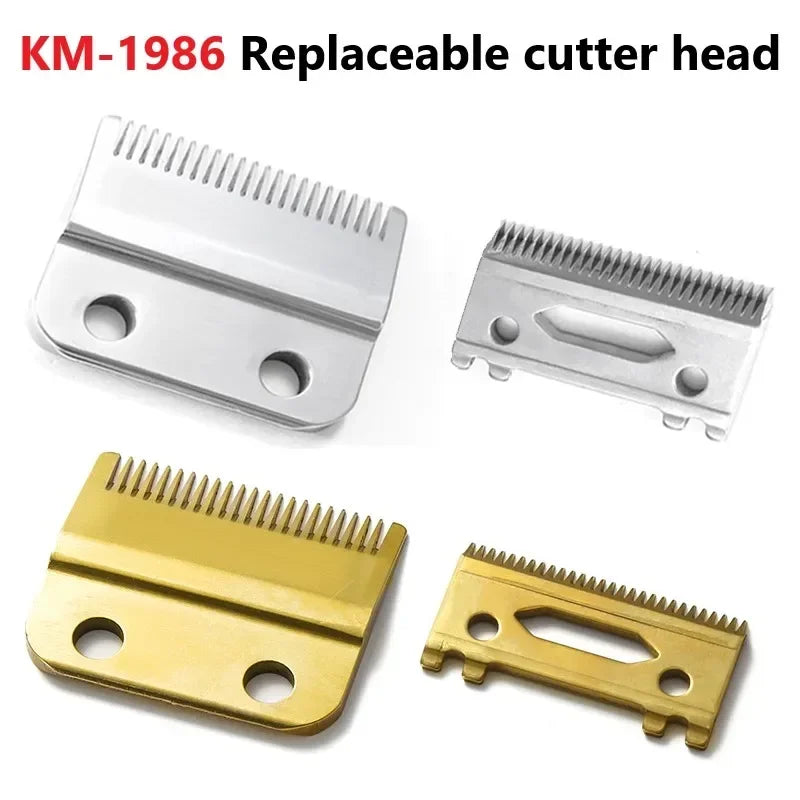 Kemei KM-1986 Or Blade Hair Trimmer For Men Trimmer Professional Hair Clipper Electric Razor Rechargeable Hair Cutting Machine