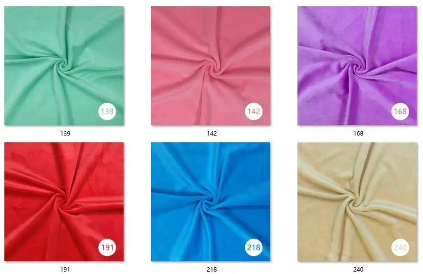 1.5mm Super Soft Short Plush Fabric Thick Crystal Super Soft Flannel Plush Toy Handmade Diy Fabric 45x50cm