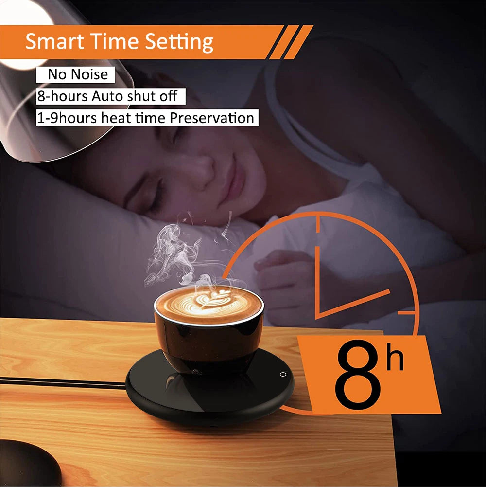 Cup Warmer USB Mug Warmer Coffee Cup Heater Electric Milk Tea Cup Warmer Heater Coaster For Home Office Desk USB Glass Heater