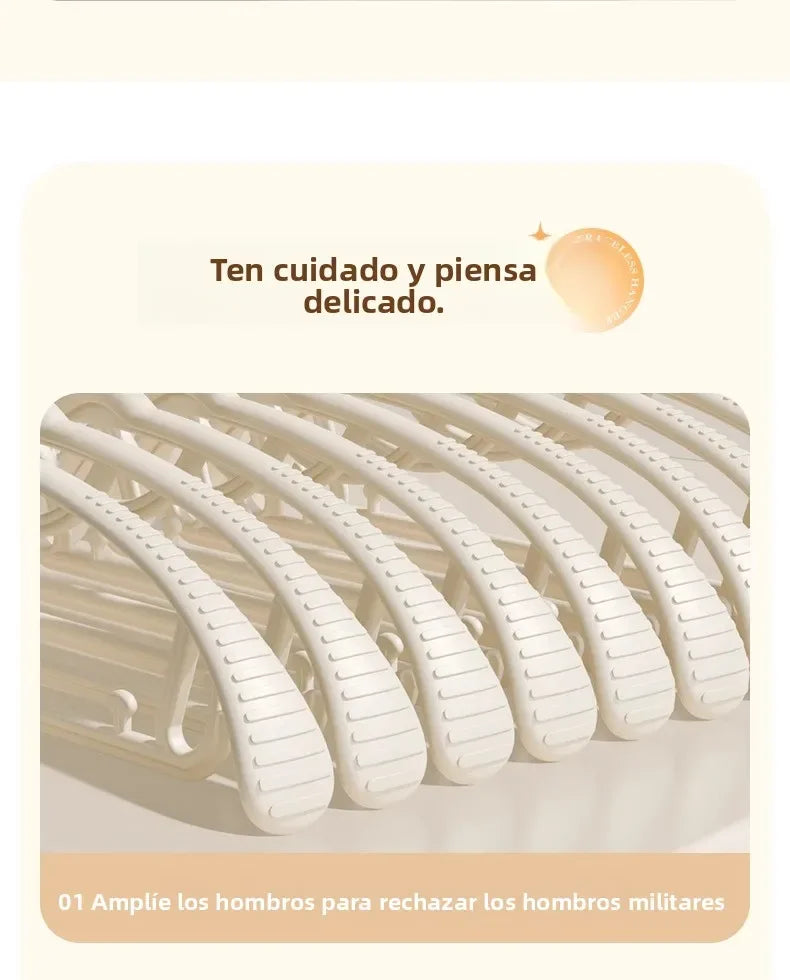 Thiened Wide Oulder Clothes Hanger Home Anti-Slip Hanging Clothes Hanger Large Size Plastic Rotatable Clothes Hangers Organizer