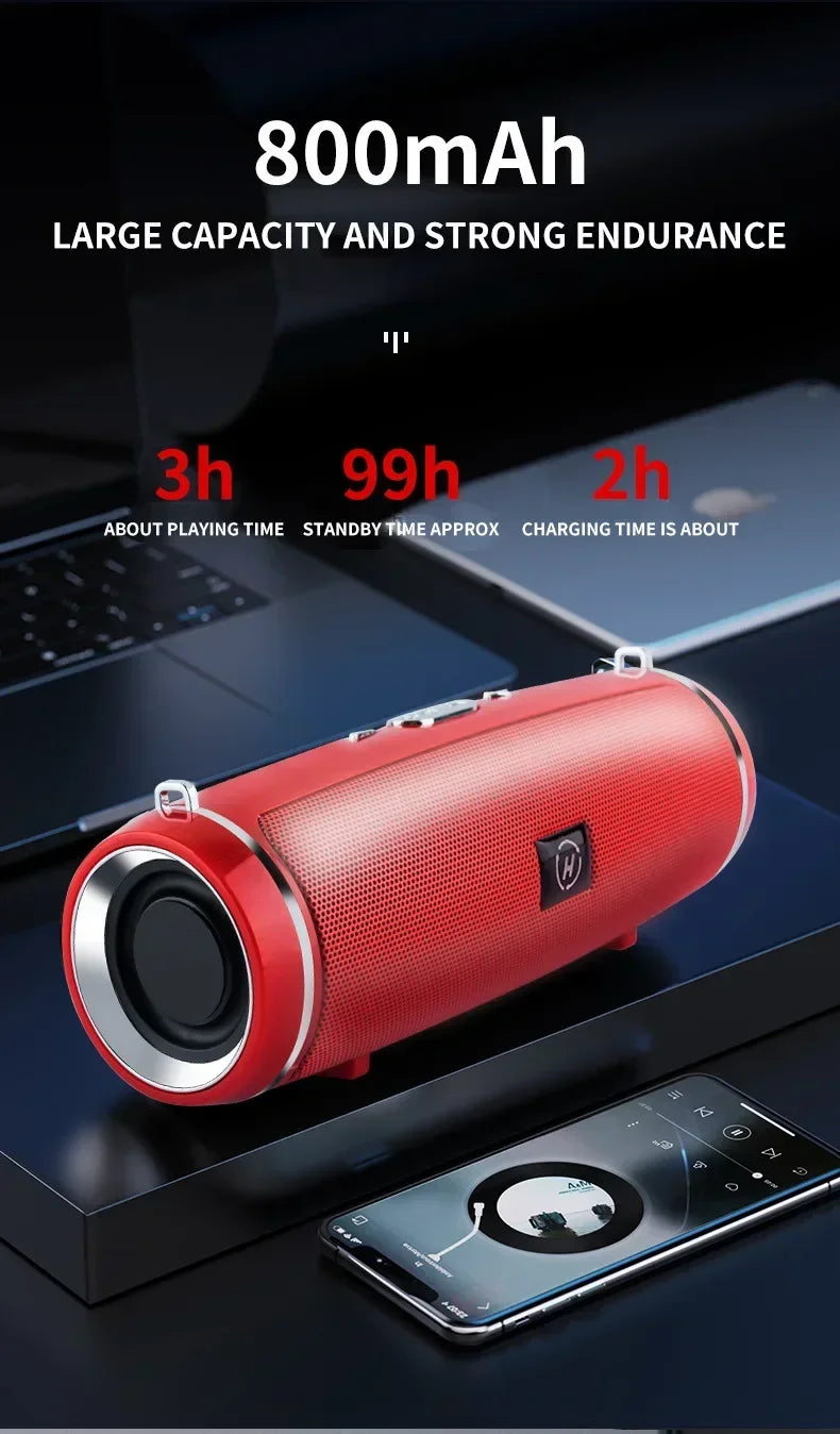 Portable Wireless Speaker Bluetooth 200W High Power Outdoor Audio 3D Stereo Surround TWS FM Voice RHDE Promotion