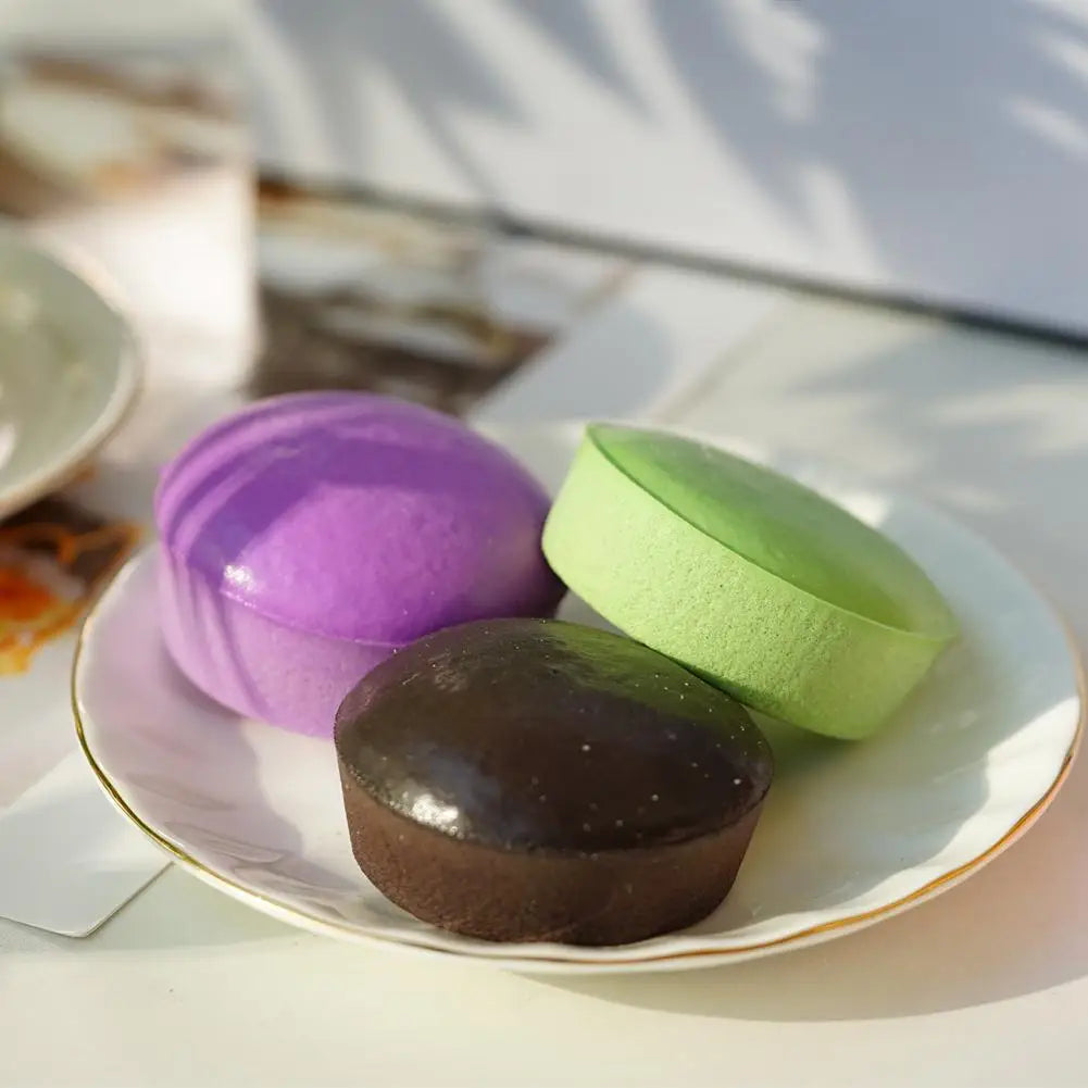 Purple Soft Potato Pinch Toy - Fun Custard Bun Sticky Small Cake, Slow Rebound Decompression Toy, Party Gift Candy Color