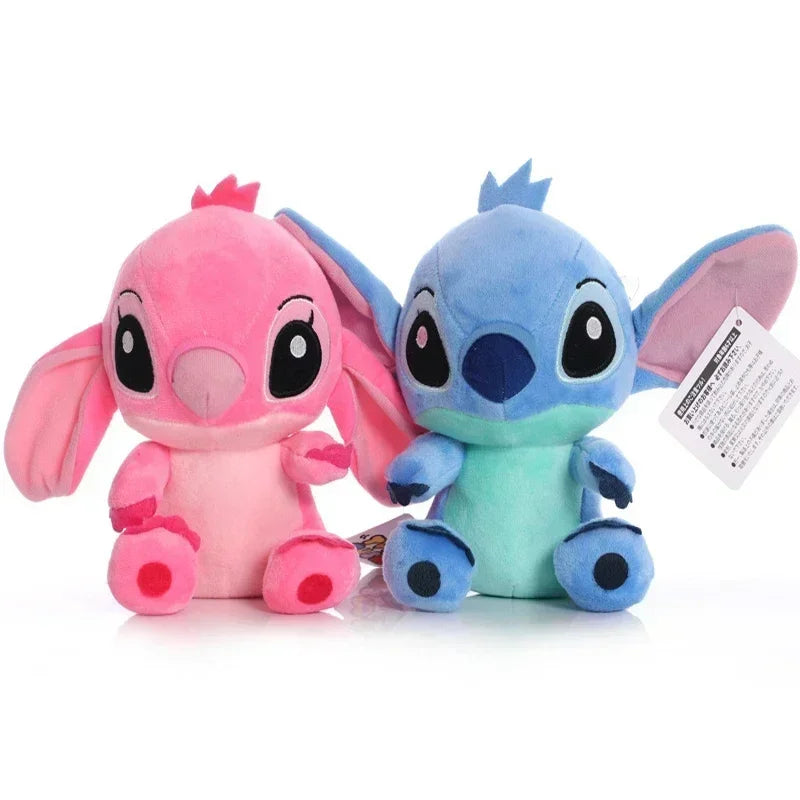 Cartoon Blue Pink Stitch Plush Dolls Anime Toys Lilo and Stitch Stich Plush Stuffed Toys Christmas Gifts for Kids