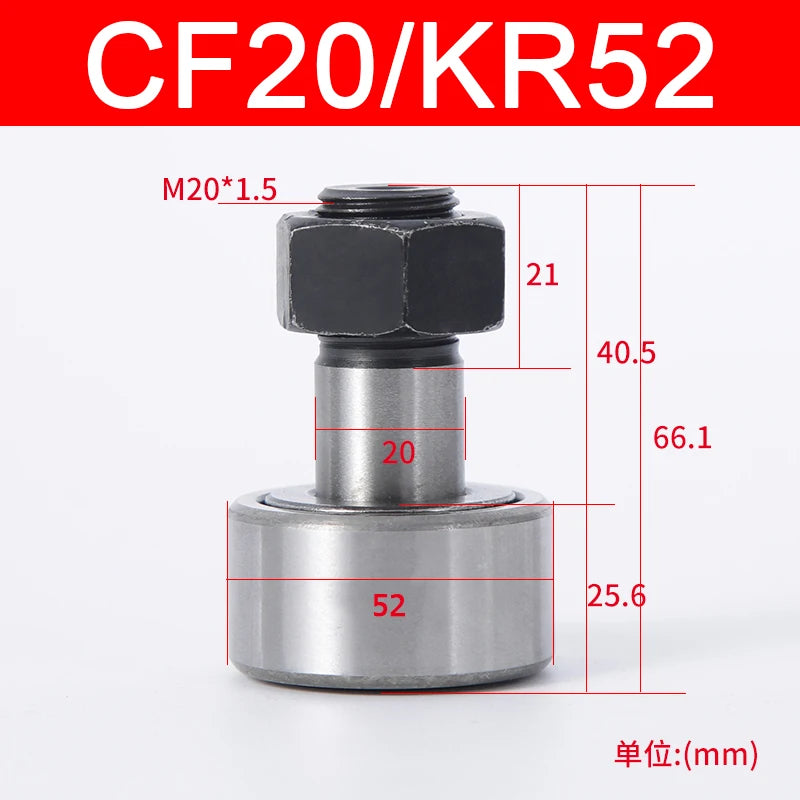 Cam Needle Roller Bearing Bolt Type CF3 CF4 CF5 CF6 CF8 CF10 CF12 CF16-CF30 KR10 KR12 KR13KR16-KR90 Wheel And Pin Bearing