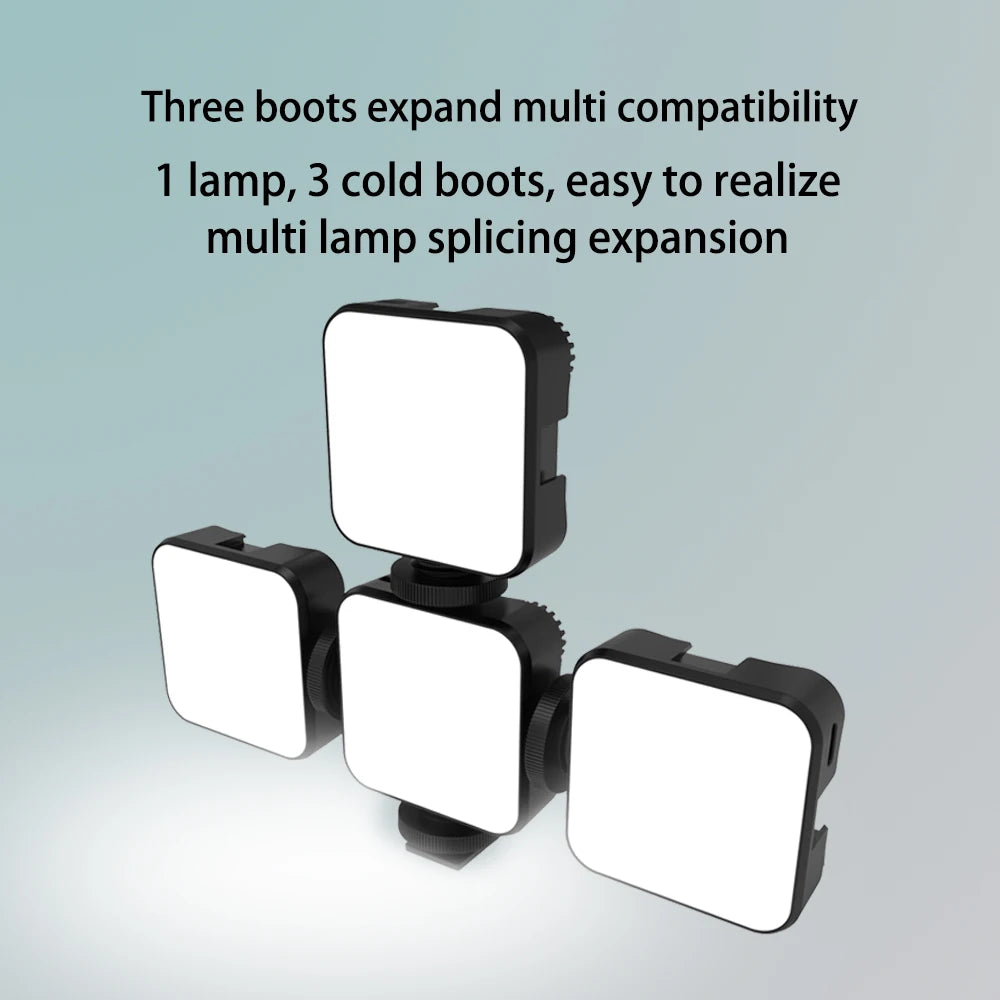 BAFANG Mini Fill Light Portable Pocket Selfie Light Handheld LED For DJI Sony Canon GoPro Camera Selfie Adjustable Photography