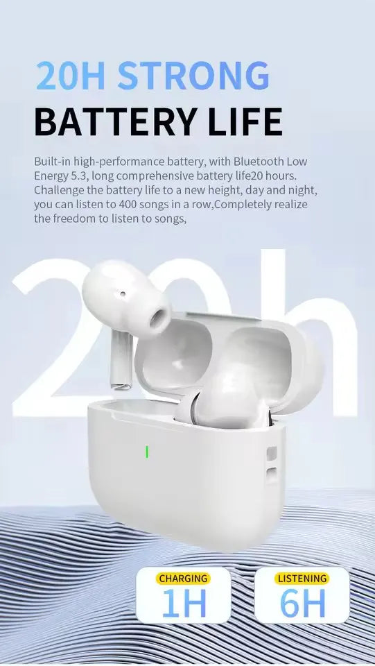 UEESFIT A5 TWS Wireless Bluetooth Earphones Noise Cancelling ANC Earbuds Sports Headphones HiFI Stereo Sound Headset With Mic