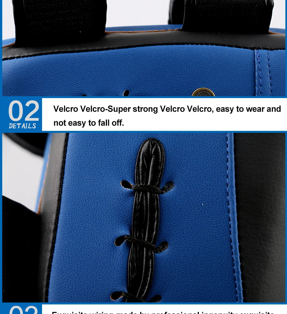 MMA Curve Pads Muay Thai TKD punching Mitts PU leather Sanda Taekwondo Kickboxing Boxing Hand Foot Square arc Target 1 Piece