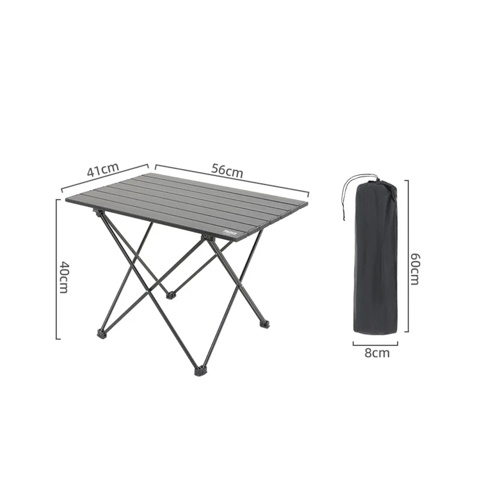 TARKA Ultralight Portable Folding Camping Table for Outdoor Picnic BBQ High Strength Aluminum Portable Desk