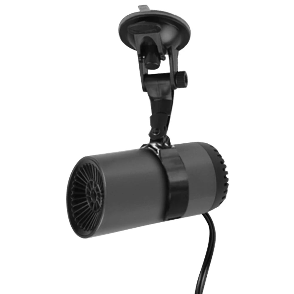 2 in 1 12V 150w Suction Cup Car Heater Windshield Defrost Defogger Car Heat Cool 360° Rotatable Car Accessories Portable Heater