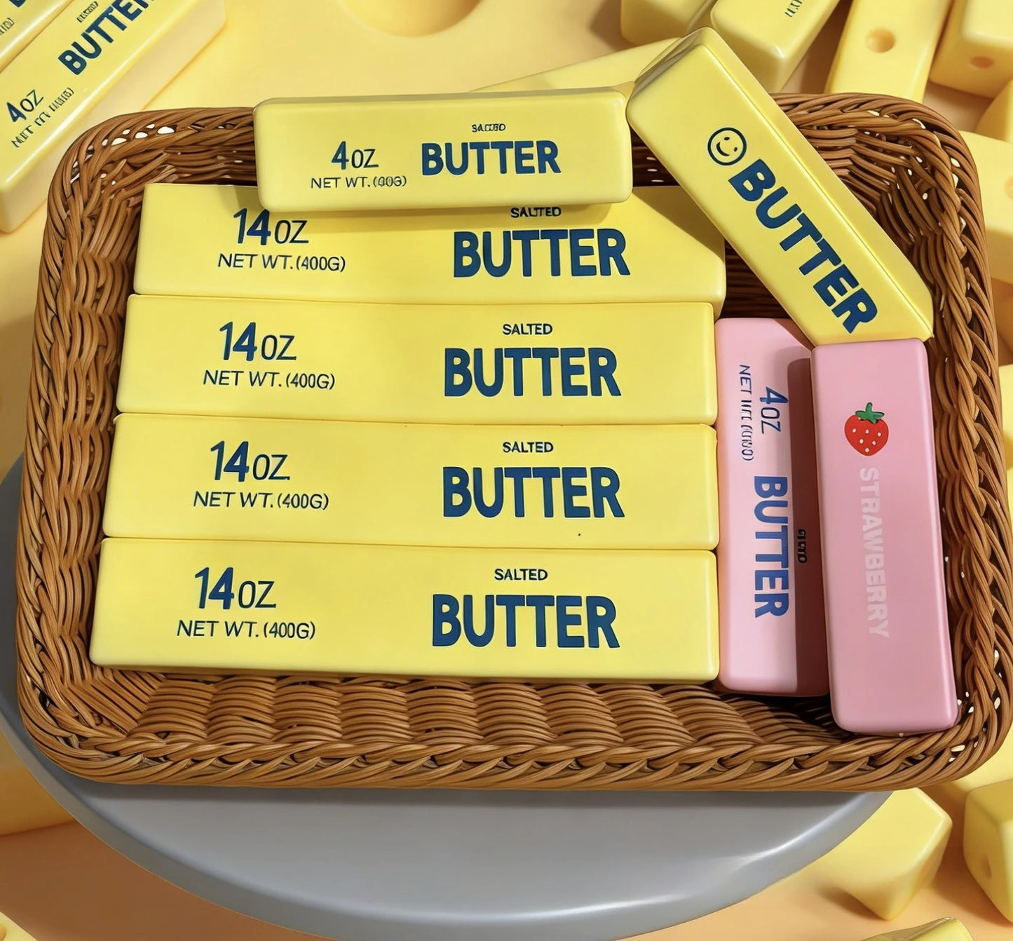 23cm Squishy Super Big Butter Stick Slow Rising Fidget Toy Giant Butters Sticks Moist Squeeze Toy for Adults Kids Autism Gifts