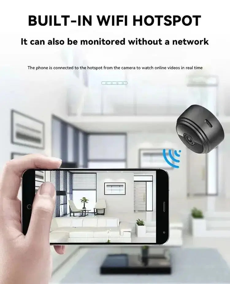 A9 WiFi Mini Camera Recorder Security MonitoringWireless Video Mini Camera Recorder Voice CameraSmart Home For Infants And P