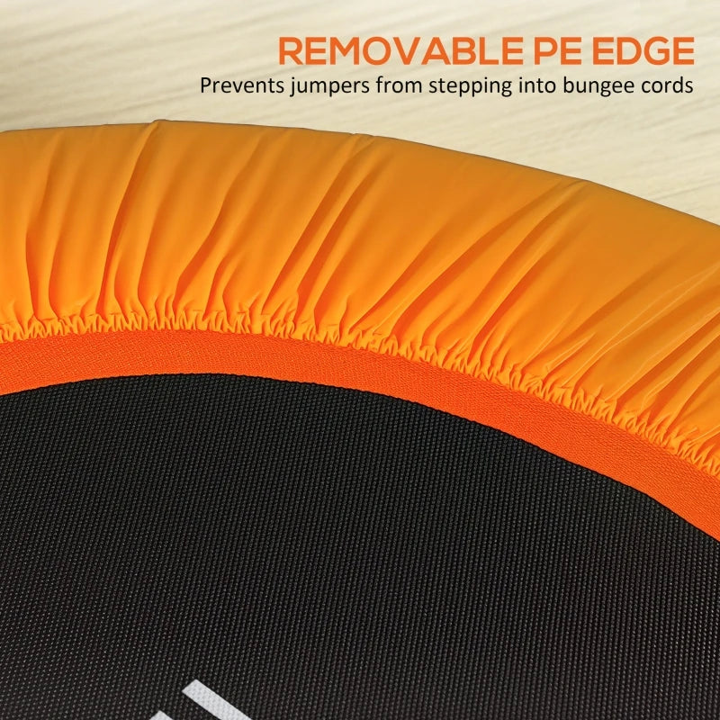 PINGGO 40" Fitness Trampoline with Adjustable Handle, Rebounder Trampoline,Mini Jumper for Indoor Exercise Workout, For AdultS