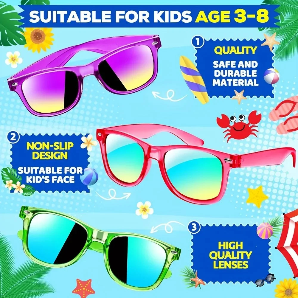 16/24 Pcs Cool Classic Fashion Glasses Kids Adult Birthday Wedding Party Guest Gifts, Classroom Rewards, Carnival Gift Packs