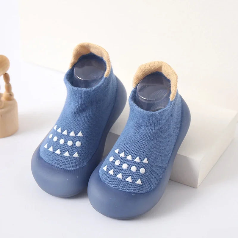 Baby Socks Shoes Infant Cute Cartoon Kids Boy Shoes Soft Rubber Sole Child Floor Sneaker BeBe Booties Toddler Girls First Walker