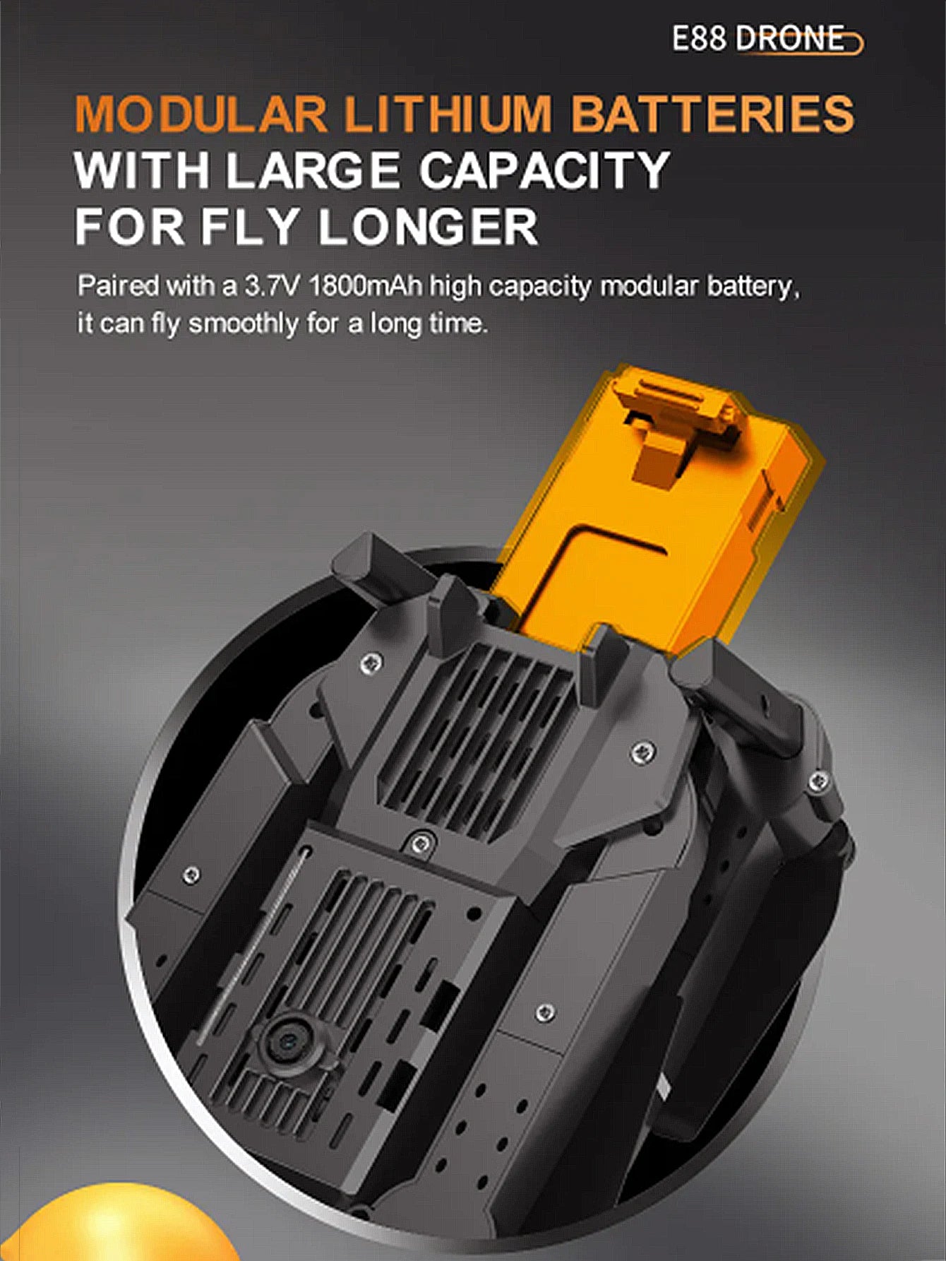 Professional Drone E88 4k wide-angle HD camera WiFi fpv height Hold Foldable RC quadrotor helicopter Camera-free children's toys