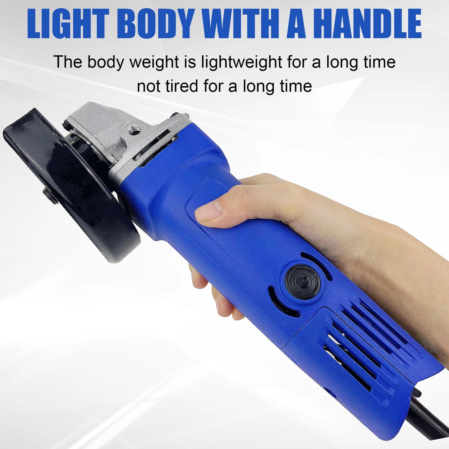 2000W Electric Angle Grinder, 115mm 4.5 inch Grinding Tool 12000 RPM, Wheel Disc for Metal,Tile Cutting and Grinding