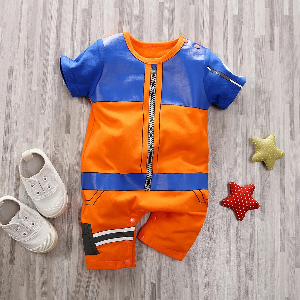 Toddler Anime Cosplay Dragon DBZ Costume Baby Boy Girl Romper Kid Demon Slayer Baby Clothes Newborn Onesie Jumpsuit 0-18 Months