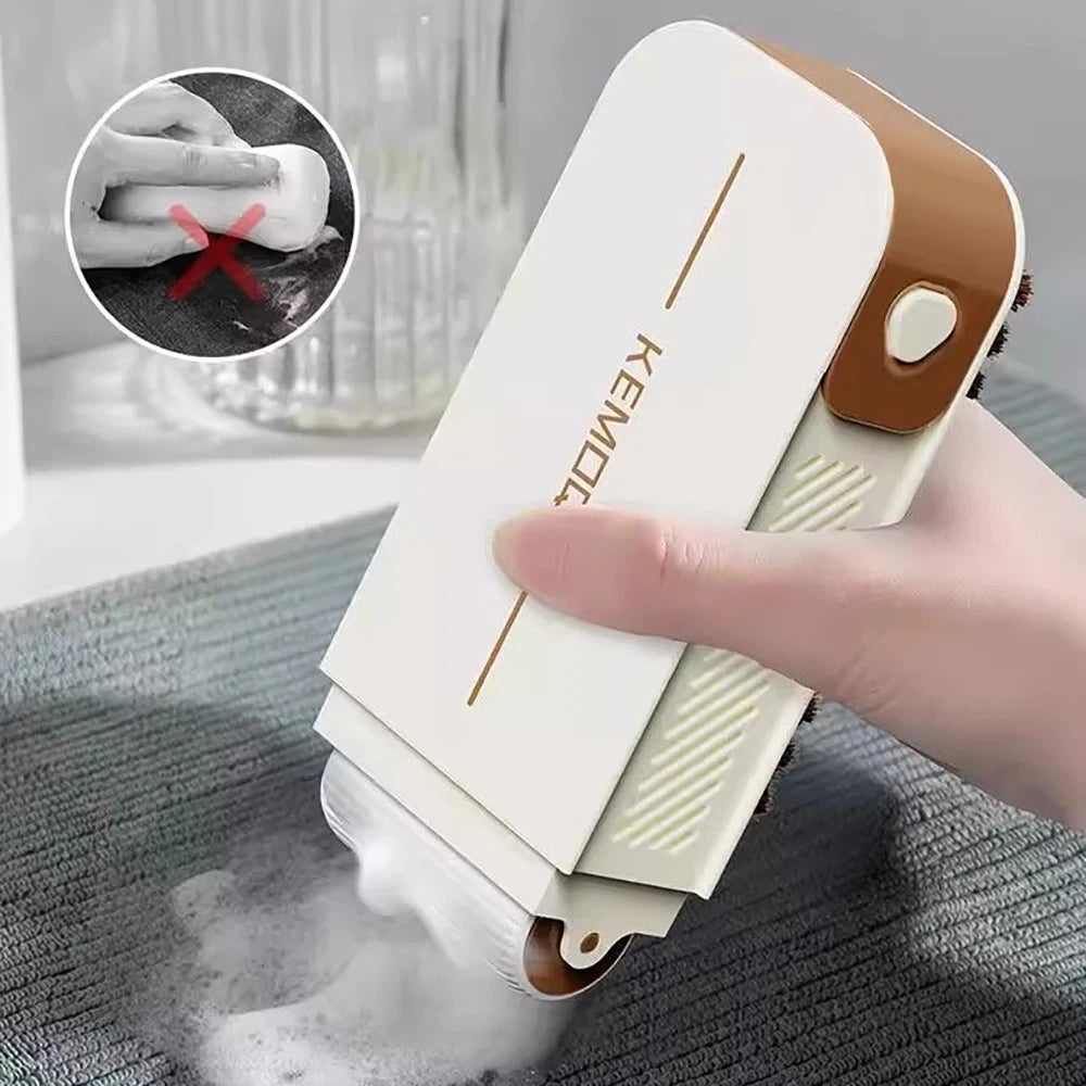 Multifunctional soap foaming box, hand-washing soap box with brush and wheels, household non-slip draining soap storage box