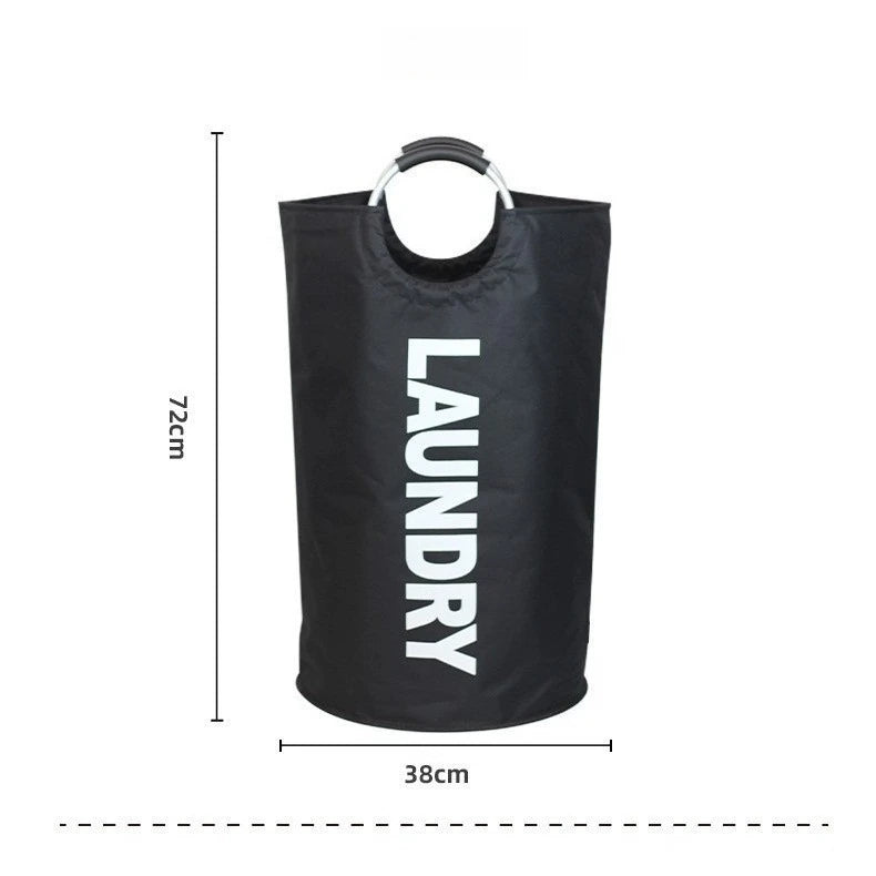 Oxford cloth laundry bag, dirty clothes storage basket, foldable bathroom clothes bucket, large-capacity dirty clothes basket