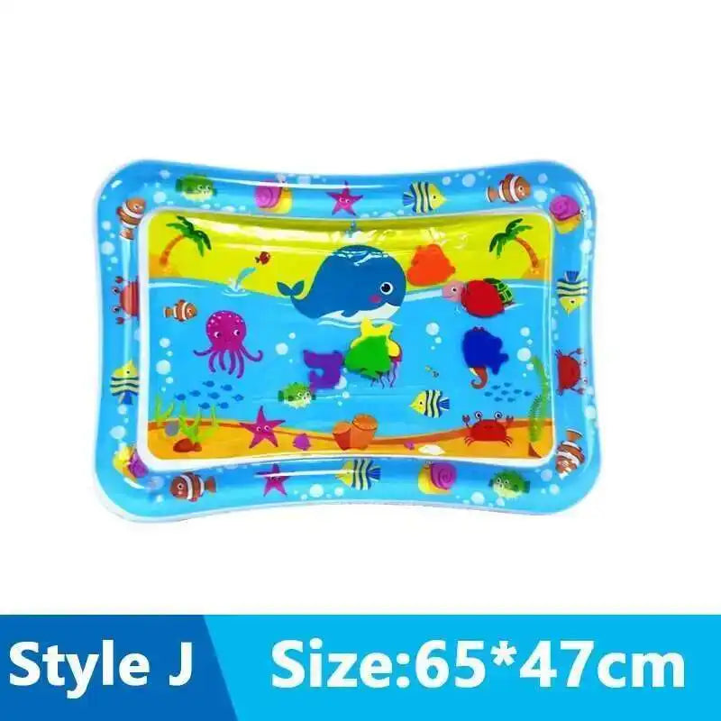 Cats Sensory Water Play Mat With Fish Thickened Inflatable Pet Water Bed Dog Play Sensory Toy Water For Pet Play Interactive Fun