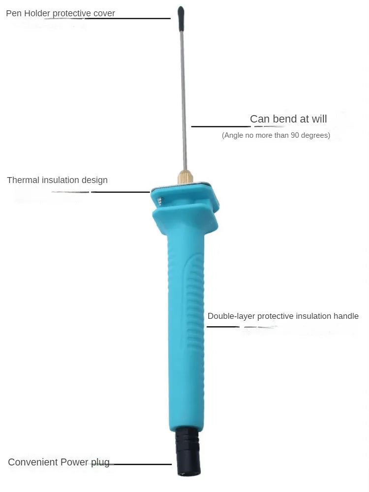 Electric Foam Cutter Pen 30W AC Adjustable Temperature Heated Tool for Craft Model Making DIY Hobbyists Makers Cutting Tool Kit