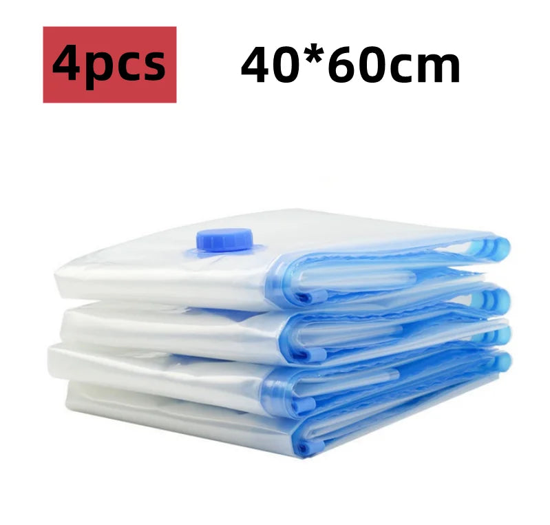 Vacuum storage bag space saving bag for clothes, mattresses, blankets, duvets, pillows, quilts, travel, moving