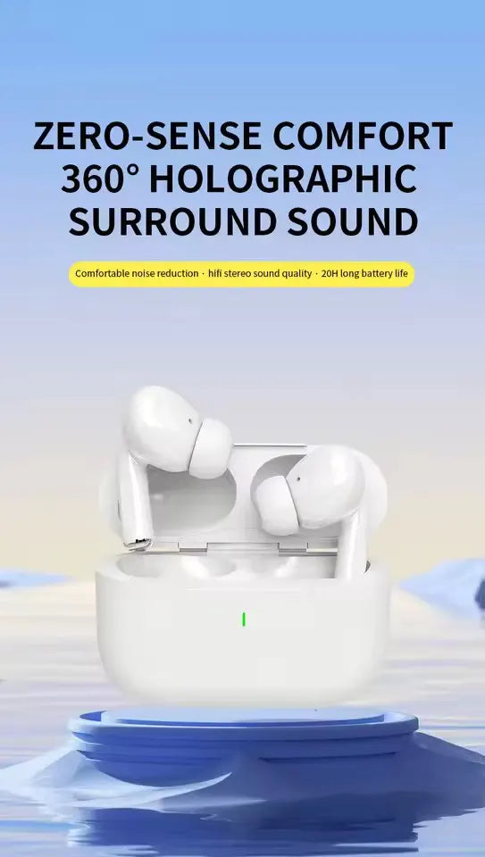 UEESFIT A5 TWS Wireless Bluetooth Earphones Noise Cancelling ANC Earbuds Sports Headphones HiFI Stereo Sound Headset With Mic