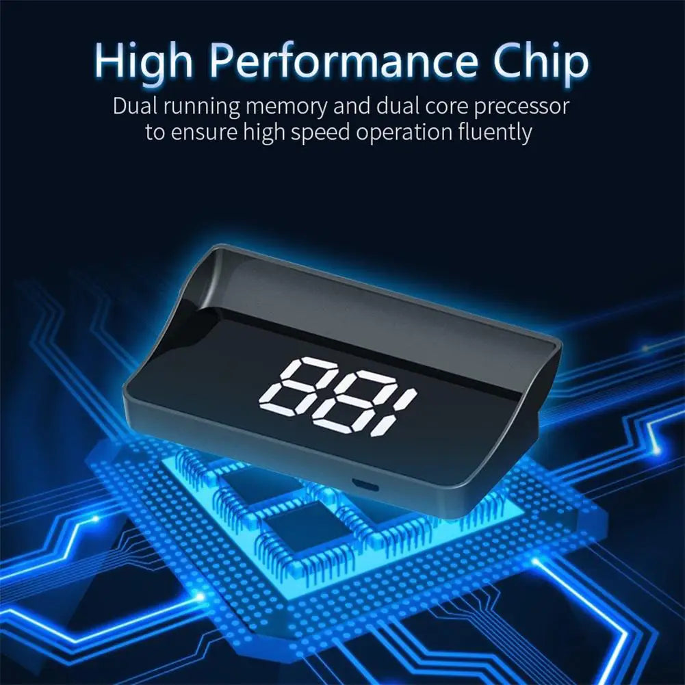 HD M2 Head Up Display GPS Digital Speedometer Universal KM/H Digital HUD Windshield Projector Auto Electronics Accessory