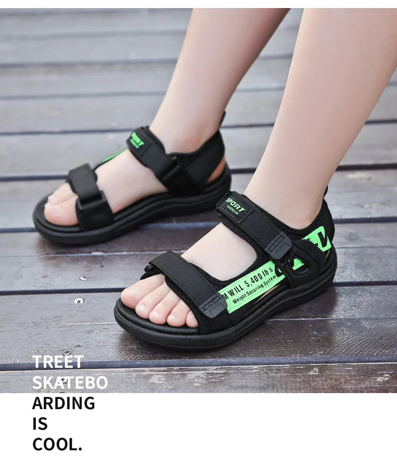 Hot Sale Summer Children Sandals Fashion Sneakers Boy Girls Outdoor Beach Shoes Kids Non-Slip Footwear Sandals