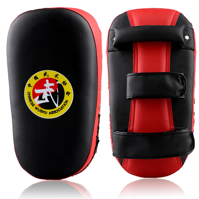 MMA Curve Pads Muay Thai TKD punching Mitts PU leather Sanda Taekwondo Kickboxing Boxing Hand Foot Square arc Target 1 Piece